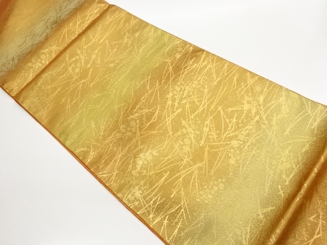 JAPANESE KIMONO / FUKURO OBI / ZENTSU / SGANISHIKI / PINE 